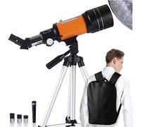 Ultra Hd, Monocular Telescope, Astronomical Telescope for,Telescope for Adults Astronomy Beginners 70Mm Good Partner to View Landscape and Planet with Tripod, Phone Adapter