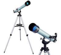 Ultra Hd, Portable Astronomical Telescope,Refractor Telescope for and Astronomy Beginners with Lightweight Tripod,Phone Mount and Carry Bag,for Educational (Silver A)
