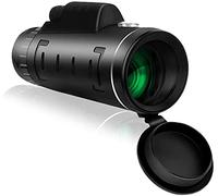 Ultra Hd, Professional Telescope 40X60 High Power Monocular Telescope with Compass Smartphone Adapter and Tripod for Bird Watching Camping