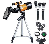 Ultra Hd, Professional Telescope for Astronomy Beginners Adult - -150X Refractive Astronomical Telescope with Tripod/Phone Adapter/Finder Scope and Moon Filt Double The Comfort