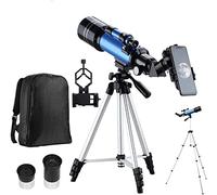 Ultra Hd, Telescope,70Mm Aperture 400Mm Astronomical Refracting Telescope for Beginners Travel Telescope with Carry Bag,Phone Adapter for to Explore Moon Space