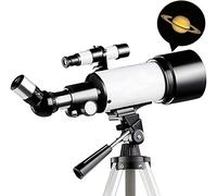Ultra Hd, Telescope for and Beginners 10000 Times HD - 70mm Aperture 400mm Mount Astronomy Refractor with Phone Adapter Adjustable Tripod Double The Comfort