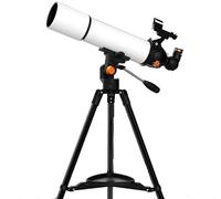 Ultra Hd, Telescopes 80mm Travel Refractor Telescope with Adjustable Tripod, Smartphone Adapter, for Star Watching