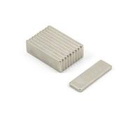 Ultra High Performance N52 Neodymium Magnet for Arts, Crafts, Model Making, DIY, Hobbies, Office and Home - 25mm x 8mm x 2mm thick - 3kg Pull - Pack of 10