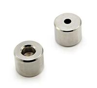 Ultra High Performance N52 Neodymium Magnet for DIY, Engineering and Manufacturing Applications - 25mm dia x 20mm thick x 6mm hole - 26kg Pull - South
