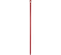 Vikan 29644 Ultra Hygienic Handle, Ø32 mm, 1700 mm, Red
