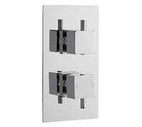 Ultra JTY302 Twin Valve Volt Thermostatic with Diverter - Chrome