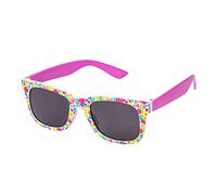 Ultra Kids Sunglasses Ages 3-10 Years, Flexible TPE Rubber Unbreakable Frame UV400 Protection - Retro Classic Style for Boys & Girls - Vibrant Pink