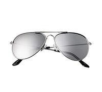 Ultra Kids Sunglasses - Classic Pilot Style UV400 Protection - Durable Metal Frames & Polycarbonate Lenses - Retro Look for Boys Girls - Stylish Sunglasses for Children - Silver Mirrored 3-9yrs