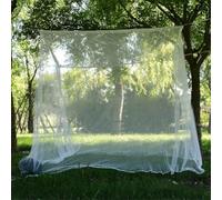 Ultra Large Mosquito Net with Carry Bag for Patio Camping and Trave Screen Adjustable DIY Mesh Bug Netting To Protect Against Midge, Mosquito, Bee And Other Flying Insects (6.5 * 3.2 * 6.5ft)