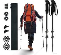 Ultra Light 7075 Aluminum Trekking Poles Telescopic Walking Sticks with Quick Release Flip Locks Adjustable for Hiking Camping and Travel Unisex for Men Women