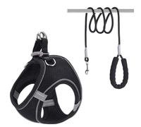 [Ultra-Light Cloud Feeling] Pet Chest and Back Traction Rope Set - Reflective, Breathable and Anti-Break-Free | Multi-Size Optional (XXXS-XXL) | Surround Fit Design |