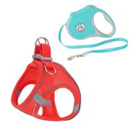 [Ultra-Light Cloud Feeling] Pet Chest and Back Traction Rope Set - Reflective, Breathable and Anti-Break-Free | Multi-Size Optional (XXXS-XXL) | Surround Fit Design |