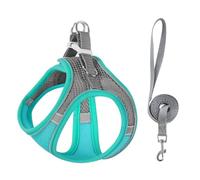 [Ultra-Light Cloud Feeling] Pet Chest and Back Traction Rope Set - Reflective, Breathable and Anti-Break-Free | Multi-Size Optional (XXXS-XXL) | Surround Fit Design |