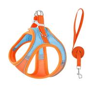 [Ultra-Light Cloud Feeling] Pet Chest and Back Traction Rope Set - Reflective, Breathable and Anti-Break-Free | Multi-Size Optional (XXXS-XXL) | Surround Fit Design |