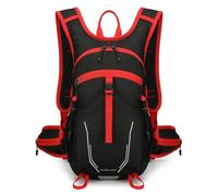 Ultra-light Cycling Backpack Hydration Bladder Compatible Hiking Rucksack Large-capacity Bag with Reflective Strips and Survival Whistle