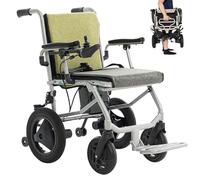 Ultra-Light Electric Wheelchair(14kg), Foldable/Dual Control,Elderly Disabled Mobility Scooter, Intelligent Control,Cruising Range: 20 Kilometers,Maximum Load 150kg,C