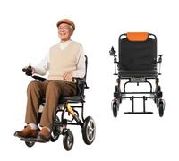 Ultra-Light Electric Wheelchair for Adults,400W Silent Brushless Motor, Carbon Fiber Transfer Printed Frame,Easy to Transport and Store,For Seniors 20A