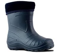 Ultra Light EVA Kids Girls Wellington Boots Rainy Snow Wellies Very Warm Liners (7 UK 24 EU - 15.5cm, Navy)