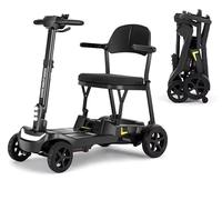 Ultra-Light Folding Mobility Scooter for Travel, 15-Mile Range, Removable Airline-Approved Lithium Battery, Portable Boot Scooter, No Assembly Required, All-Terrain (YL-985S)