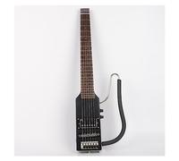 Ultra Light Headless Electric Silent Travel Guitar Portable Foldable Guitare Guiter Headless Electric Guitar Kit (Color : 02)