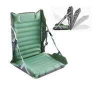 Ultra Light Inflatable Camping Chair With Back Support, Compact Stadium Seats For Bleachers, Multi-Purpose Folding Seat Cushion For Hiking, Park & Sporting Events