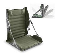 Ultra Light Inflatable Camping Chair With Back Support, Compact Stadium Seats For Bleachers, Multi-Purpose Folding Seat Cushion For Hiking, Park & Sporting Events