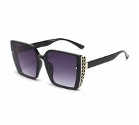 Ultra-light Large Frame Sunglasses For Women With Ultraviolet Rays And Large Face Slimming Trendy S