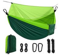 Ultra-Light Outdoor Hammock, Travel Camping Hammock, Mosquito Net Hammock, 300 kg Load Capacity, Robust Portable Hammock, Breathable, Quick-Drying for Garden, Balcony, Patio, Camping