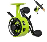 Ultra Light Reel - 10.1x6.5cm Alloy, Ice Fishing Reel, Rapid Release System | Precision Brake, High Speed Ratio Ice Fishing Kit, Deep Water for angling, harsh lakes, winter casts