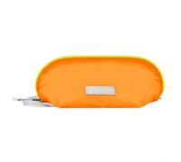 Ultra-Light Toiletry Bag 11.5g Waterproof Travel Pouch | 11.5g for featherweight, water-resistant 15D nylon, wide opening, fits toiletries, ideal for backpacking(Orange)