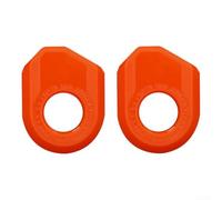 Ultra Lightweight Crank Protector Cover with Elastic Stretch Design and Dual-Side I-mpact Protection for Mountain and Road Bike Carbon Fiber Cranks(Orange-B)