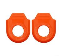 Ultra Lightweight Crank Protector Cover with Elastic Stretch Design and Dual-Side I-mpact Protection for Mountain and Road Bike Carbon Fiber Cranks(Orange-A)