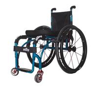 Ultra Lightweight Wheelchair-Portable Folding Sports Wheelchairs with Adjustable Footrest and Seat Height,Self-propelled Aluminum Alloy Portable Manual Wheel Chair