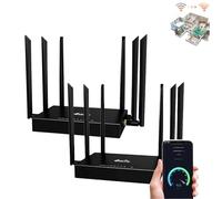 Ultra Link Free WiFi Router Unlimited Satellite Internet, Ultralink Free WiFi Router, Plug and Play Wireless Router, Smart WiFi 6 Router, High Speed WiFi Router, Routers for Wireless Internet (2)