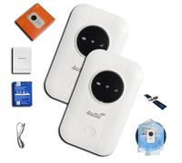 Ultra link Pocket Unlimited, Ultra Link Pocket Free Satellite Internet in Your Pocket, Router Unlimited Satellite Internet Portable Satellite Internet WiFi for International Travels (2 Pcs)
