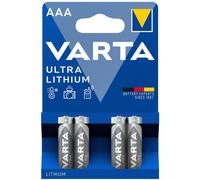 Ultra Lithium AAA / LR03 Battery 4-pack
