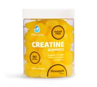 Ultra Lyte Creatine Gummies Pineapple 90 Count - Tasty Creatine Monohydrate Gummies for Strength, Power & Muscle Without Mixing