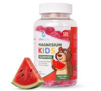 Ultra Lyte Kids Magnesium Citrate Gummies - 84 mg Elemental Magnesium per Gummy - 120 Gummies (120 Days) - Vegan, Gelatin Free, Fruity Watermelon Flavour - Child-Friendly Daily Supplement