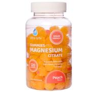 Ultra Lyte Magnesium Citrate Gummies - 336 mg Elemental Magnesium per Serving - 120 Gummies (30 Days) - Gelatin Free Vegan High-Strength Supplement - Peach Flavour