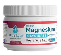 Ultra Lyte Magnesium Glycinate 180g, Mixed Berry - Sugar-Free 200 mg Magnesium per Serving, High-Absorption Powder (45 Servings)
