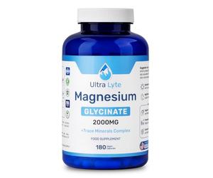 Ultra Lyte Magnesium Glycinate 2000mg + Trace Minerals - 180 Caps
