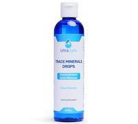 Ultra Lyte Trace Mineral Drops 240ml - 72+ Minerals for Water, 96 Servings | 72+ ionic trace minerals from the Great Salt Lake; remineralise distilled, RO & filtered water; unflavoured & vegan