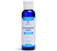 Ultra Lyte Trace Mineral Drops 60ml - Remineralise Water, Travel Size | 72+ ionic trace minerals from the Great Salt Lake; remineralise distilled, RO & filtered water; unflavoured & vegan