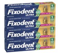 Ultra Max Hold Plus Scope Secure Denture Adhesive for Full and Partial Denture Wearers 1.8oz 4 Pack