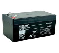 ULTRA MAX NP3.3-12 VRSLA 12v 3.3Ah RECHARGEABLE LEAD ACID BATTERY NP2.8-12 NP3.2