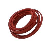 Ultra Micro Fibre Suede Flat Cord 3x1.5mm Red 1 Metre