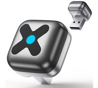 Ultra Mini Android Auto & Carplay Wireless Adapter UK, Latest A9 Chip 5.8GHZ WiFi, 5.4 Bluetooth, 3-5s Auto Connect, USB-C/USB-A/Extension Cable, Compatible with iOS10+, Android 10+, CE/ROHS/FCC