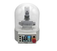 Ultra Mini Desktop CNC Machine Model with G-Code Control, Lighting, 3-Axis CNC Motion Simulation & Transparent Enclosure, Milled Metal Frame, Precision Mechanical Display Model (No Actual Processing)
