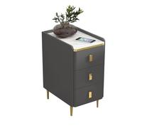 Ultra Narrow Bedside Table Living Room Bedroom Solid Wood Bedside Cabinet Small Storage Cabinet Household Mini(Style 4,40CM)
